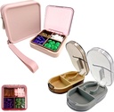 Pill Organizer and Pill Cutter Splitter Set