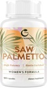 Saw Palmetto for Women Hair Loss - DHT Blocker with 5-in-1 Blend for Hair Growth, Skin & Nails, Urinary Wellness - Extra Strength Saw Palmetto Supplement - 90 Capsules