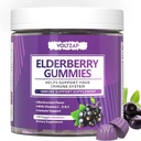 Elderberry Gummies Immune Support Supplement: Elderberry Vitamin C and Zinc Provide Antioxidant Support Gluten Free 130 Gummies