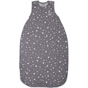 Woolino Merino Wool and Organic Cotton Ultimate Sleep Sack - 4 Season - Two-Way Zipper Adjustable Sleeping Bag - Universal Size Sleep Sack for Baby (2-24 Months) - Star Gray