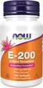NOW Foods Supplements, Vitamin E-200 IU, D-Alpha Tocopheryl, Antioxidant Protection*, 100 Softgels