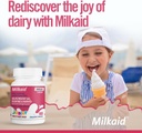 Milkaid Junior Flavor Pack | Helps Prevents Gas, Bloating, Diarrhea in Children | Fast Acting Dairy Digestive Supplement for Kids | 180 Tablets
