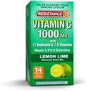 Stick Packs 16 Nutrients & 7 B-Vitamins, Help Support Immune System, Powerful Antioxidants, Contains Electrolytes, Green, Lemon-Lime Flavor, 14 Count