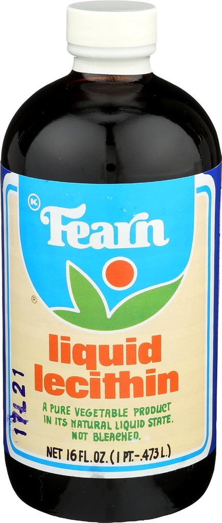 Fearn Natural Foods Liquid Lecithin, 16 Ounce