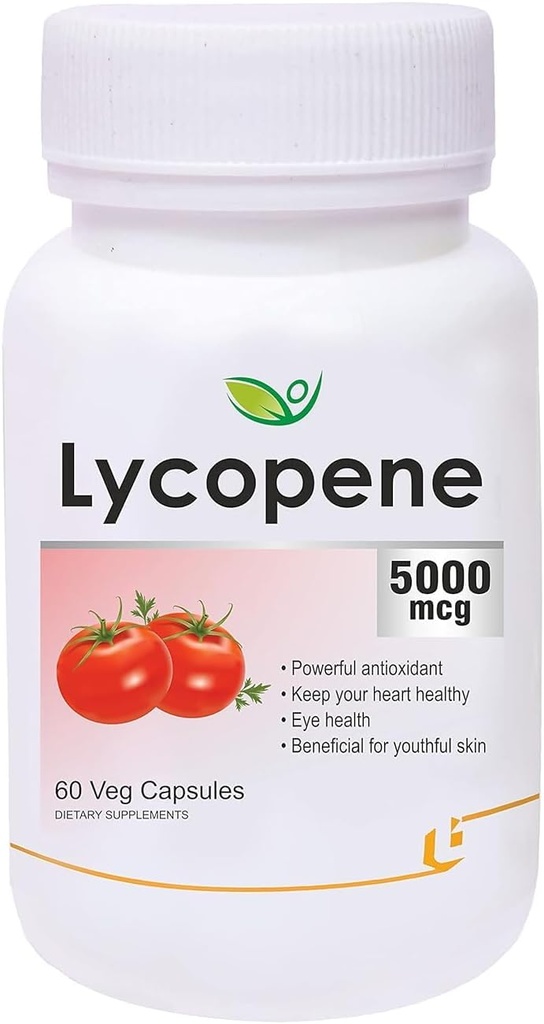 Pub Lycopene with Multivitamins 5000mcg, Supports Heart Health, Antioxidant Supplement - 60 Veg Capsules