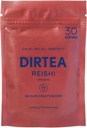 DIRTEA Reishi Mushroom Powder | 2,000mg / Serving | Organic, Vegan &amp; Non GMO | Sleep Quality, Stress &amp; Immunity Support | High Strength Supplement | 60g - 30 Servings
