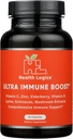 Health Logics Fortify! Capsules with Vitamin C, Zinc, Elderberry, Vitamin D, Lysine, Echinacea, and Mushroom Extracts for Powerful Antioxidant Immune Support, 60 Veggie Caps