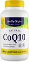 Healthy Origins® CoQ10 100 mg – Natural Trans-Isomer Ubiquinone – Yeast Fermented, Supports Heart Health & Cellular Energy – Non-GMO 300 Softgels