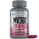 FitLife Brands Women's Nutrition MV360, 5-in-1 Complete Multivitamin with Essential Vitamins for Energy, Digestion, Toning, Immune Support, & Women's Health & Beauty, 60 Tablets, 30 Servings
