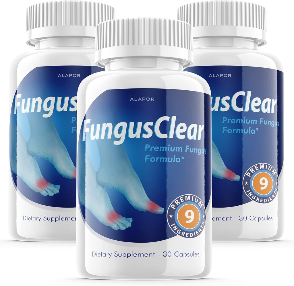 (3 Pack) Fungus Clear - Probiotic Pills, Advance Formula Fungusclear Capsules, Max, for 90 Days Supply.