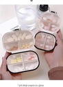Pretty Pill Organizer Pill Box and 7 Large Compartments to Hold Vitamins Cod Liver Oil Supplements Medication and Jewelry etc.(Milk White)