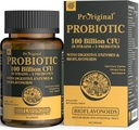 Probiotics with Prebiotics for Men and Women - 35 Strains Organic Probiotics 100 Billion CFU for Gut & Digestive Health, Vegan Acidophilus Probiotic Supplement, Non-GMO Raw Probiotic 60 Capsules