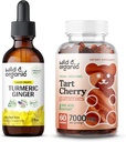 Wild & Organic Turmeric Ginger Tincture 2 fl oz & Tart Cherry Gummies