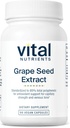 Vital Nutrients Grape Seed Extract 100mg | Potent Antioxidant and Support for Circulation, Capillary, and Vein Health | Gluten, Dairy, Soy Free | Non-GMO | 90 Capsules