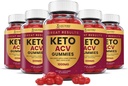 (5 Pack) Great Results Keto ACV Gummies Advanced Formula 1000MG Great Results Keto Gummies Apple Cider Vinegar Formulated with Pomegranate Beet Juice Powder B12 Vegan Non GMO 300 Gummys
