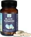 NUF- Organic Black Turmeric 350mg Whole Root Vegan Capsules- US Grown- Gluten Free - Non GMO- Joint Support - Healthy Inflammatory Response - Proper Immune Function