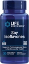 Life Extension Soy Isoflavones, Heart, Bone & Cellular Health Support for Post-menopausal Women, Gluten-Free, Non-GMO, Vegetarian, 30 Capsules