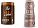 Rapid Fire Ketogenic Coffee Mix Caramel Macchiato with MCT Creamer, Supports Metabolism, Weight Loss, Keto Diet, 7.93 and 8.5 Ounces