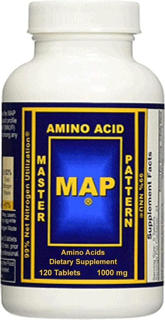 INRC Master Amino Acid Pattern Map Muscle Building Tablets, 360 Count