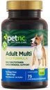 Petnc Natural Care Adult Multi Chewables (75 Count), Daily Dog MultiVitamin & Multimineral Support, Includes Zinc, Magnesium & More, Supports Overall Health, For Dogs 1+ Year, Liver Flavor