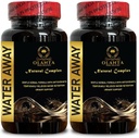 Water Away Pills - Support Kidney Function, Advanced Herbal Formula, Reduce Excess Water Weight, Aids in Water Relief - 2 Bottles 120 Capsules