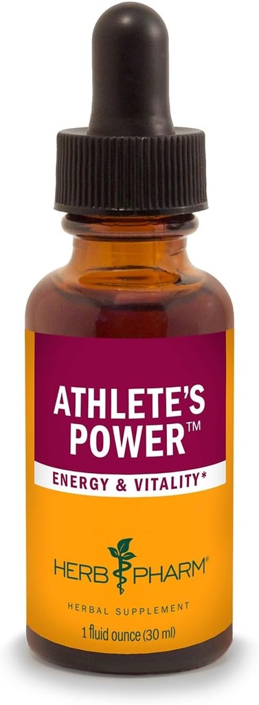 Herb Pharm Athlete's Power Liquid Herbal Formula for Energy and Vitality - 1 Ounce (FSTEROL01)