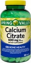 ikj Calcium Citrate Tablets Dietary Supplement 600 Mg 300 Count