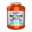 NOW Foods Sports Nutrition, Whey Protein Isolate, 25 g With BCAAs, Creamy Vanilla Powder, 5-Pound