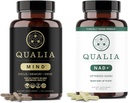 Qualia Life Sciences Bundle Qualia Mind & Qualia NAD+ Top Brain Supplement Capsule for Memory, Focus, and Concentration, Can Boost NAD+ Levels up to 50%