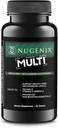 Nugenix Multivitamin for Men, Multivitamin and Testosterone Support - 19 Vitamins and Minerals, Supports Free Testosterone, Balance Cortisol, Promotes Nitric Oxide Production, Blood Flow - 60 Tablets