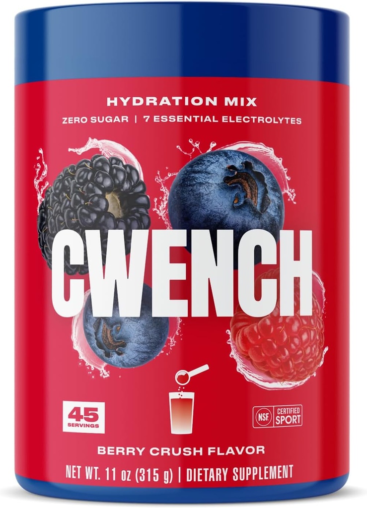 Cwench Electrolyte Mix - Berry Crush 11oz