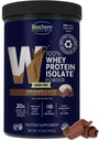 Biochem 100% Whey Sugar-Free Chocolate 20g, 12.5oz, Certified Vegetarian, Certified Gluten Free, Certified Non-GMO Tested, Keto Friendly, Grass-Fed