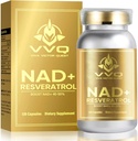 120 Capsule NAD+ Supplement 1000 mg - True NAD+ & Resveratrol,NMN Alternative for Anti-Aging