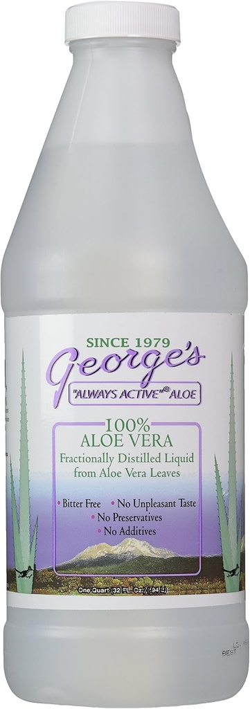 Georges Aloe Vera Drink,Liquid 32 Fl Oz (Pack of 1)