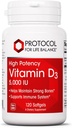 PROTOCOL FOR LIFE BALANCE - Vitamin D3 5000 IU (High Potency) Supports Calcium Absorption, Bone and Dental Health, Immune System Function, Nervous System, and Cognitive Function - 120 Softgels