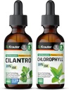 BIO KRAUTER Cilantro Tincture 2 Fl. Oz. & Chlorophyll Tincture 2 Fl. Oz.