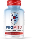 ProMito+ - Urolithin A Supplement - 1000mg Pure Urolithin A Dietary Supplement for Men & Women - Good Alternative to NMN, NAD, CoQ10, Resveratrol & PQQ - Max Life Naturals, 60 Capsules
