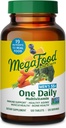 MegaFood Men's 55+ One Daily - Multivitamin for Men with Vitamin B12, C, D & Zinc - Optimal Aging & Immune Support Supplement - Vegetarian - Made Without 9 Food Allergens - 120 Tabs