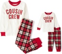 The Children's Place unisex-baby And Kids, Sibling Matching, Christmas Pajama Sets, Fleece