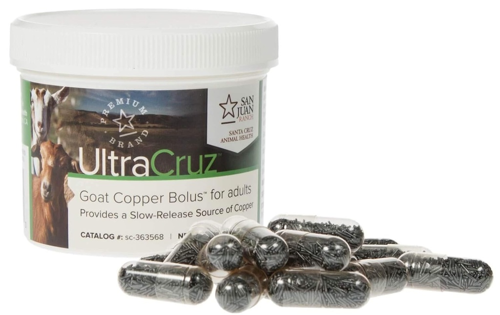 UltraCruz - sc-363568 Goat Copper Bolus Supplement for Adults, 25 Count x 4 Grams