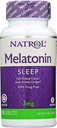 Natrol Melatonin 3 mg Sleep Time Release Dietary Supplement Tablets 100 ea (Pack of 4)