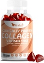 VITINITY VERISOL® HST+HA+VIT C Collagen Hard Chewy Gummies Clinically Proven Beauty.Firmer,Smoother Skin,Fewer Wrinkles,Reduced Cellulite.True Beauty from Within.The Look-Good Feel-Good -30 Day Supply