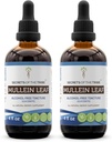 Secrets of the Tribe Mullein Leaf Alcohol-Free Liquid Extract, Mullein (Verbascum thapsus) Tincture Supplement (2x4 FL OZ)