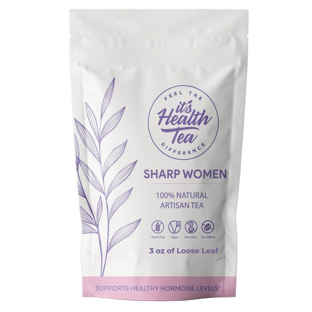 Hormonal Balance Herbal Tea for Women – Caffeine-Free | Supports Menstrual Comfort, Healthy Flow & PMS Relief | 35 Tea Bags Included | 100% Natural Herbal Blend