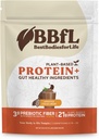 BBfL Plant-Based Protein Shake – 21g Vegan Protein, Cocoa + Apple Cider Vinegar, Prebiotics, Digestive Enzymes, Supports Gut Health – All-in-One Shake for Women & Men (15 Servings, Cocoa Cream)