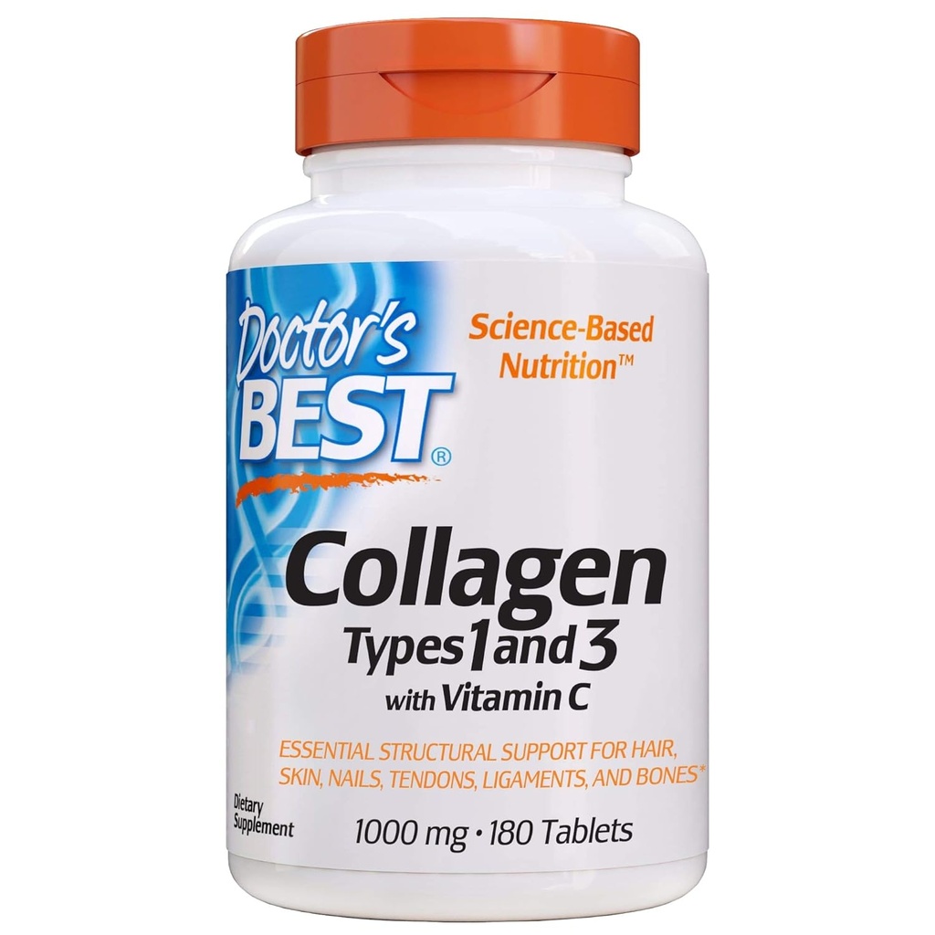 DOCTORS BEST Collagen Types 1 & 3, 180 CT