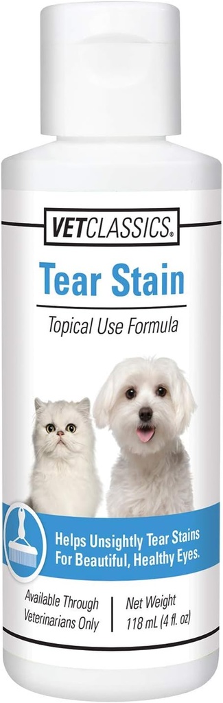 Vet Classics Tear Stain Topical Remover Liquid (4 oz)