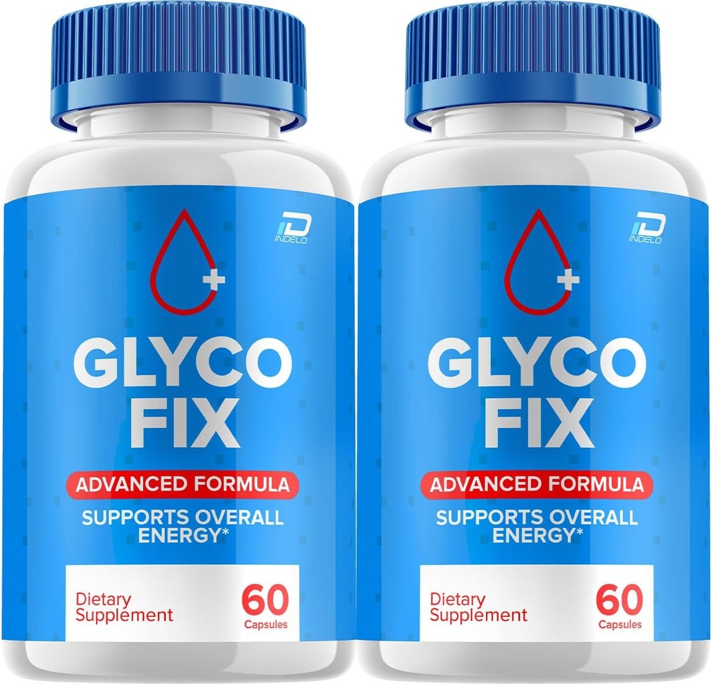 Glyco Fix - GlycoFix Advanced Supplement, All Natural Formula to Maintain Healthy Levels, Maximum Strength Daily Formula, Gyco Fix Capsules Reviews (2 Pack - 120 Capsules)