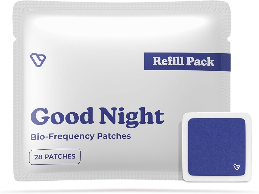 Good Night Patches | Vibrants Natural Sleep Patch | Refill Pack - 28 Bio-Frequency Patches for Sleep
