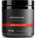 Toniiq 22mg Ultra Concentrated Spermidine Supplement -Spermidine Supplements for Men and Women - Rice Germ Extract and Trihydrochloride Complex Blend - 60 Vegetarian Capsules - 30 Servings